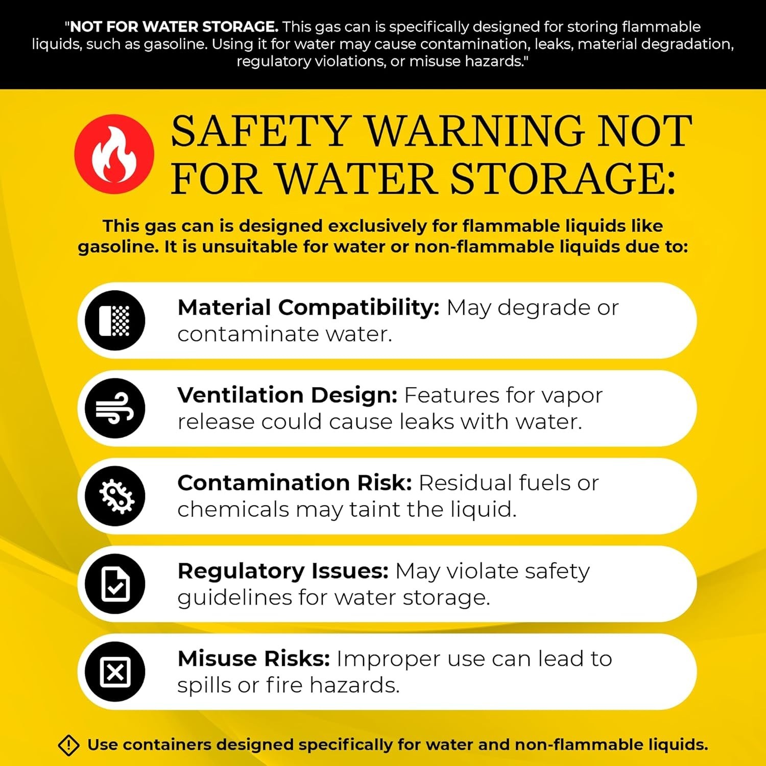 Wavian USA Authentic NATO Jerry Can - 20L Red - Rust-Proof EPA & CARB Compliant