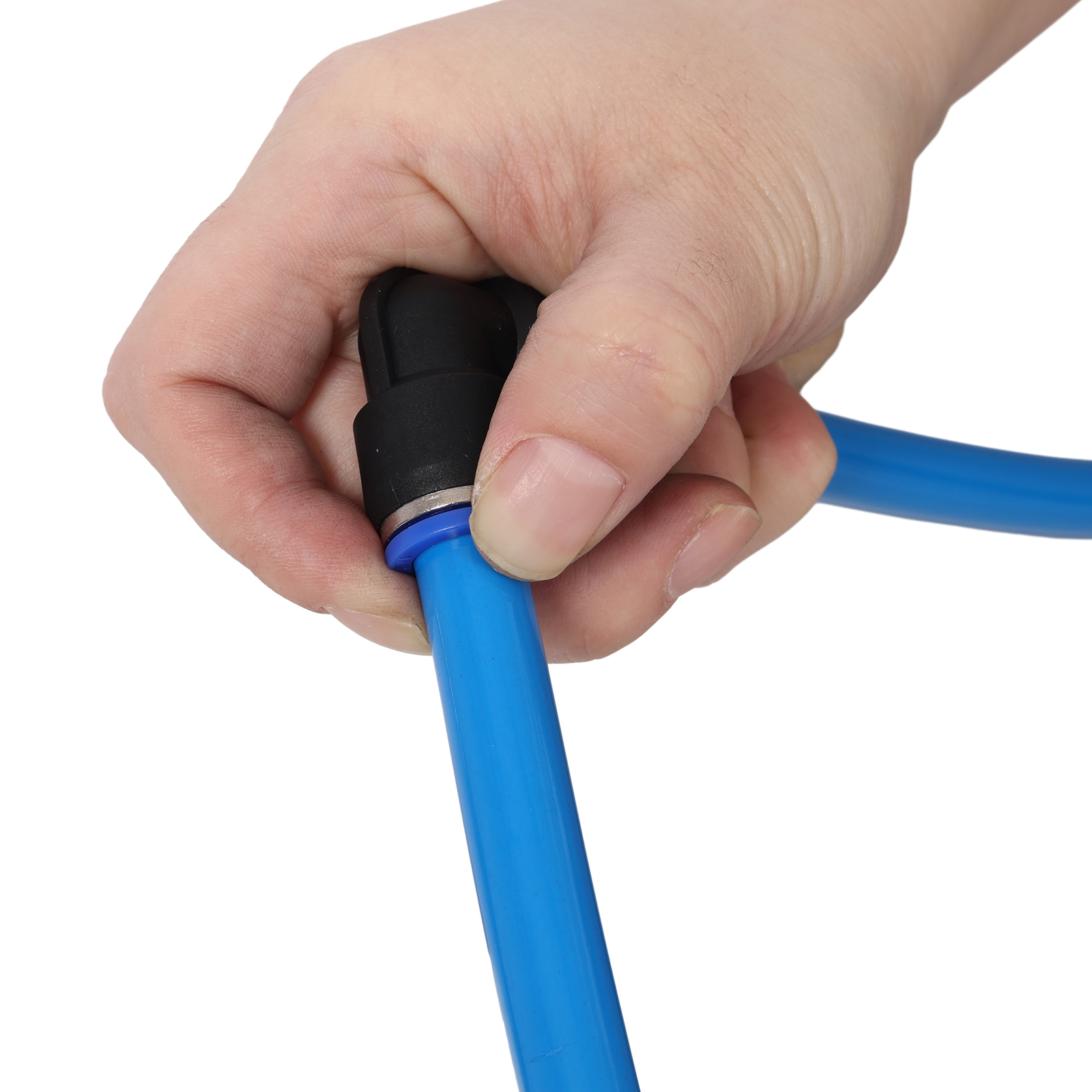 1/2 Inch OD×60 Feet PU Air Tube Kit Garage Air Compressor Accessories Kit Blue