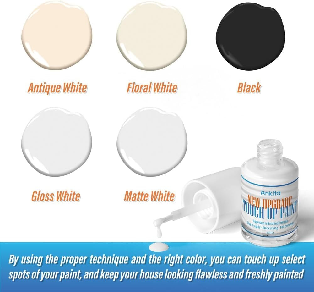 Porcelain Sink Touch up Paint, High-Gloss Porcelain Repair Kit White & Appliance