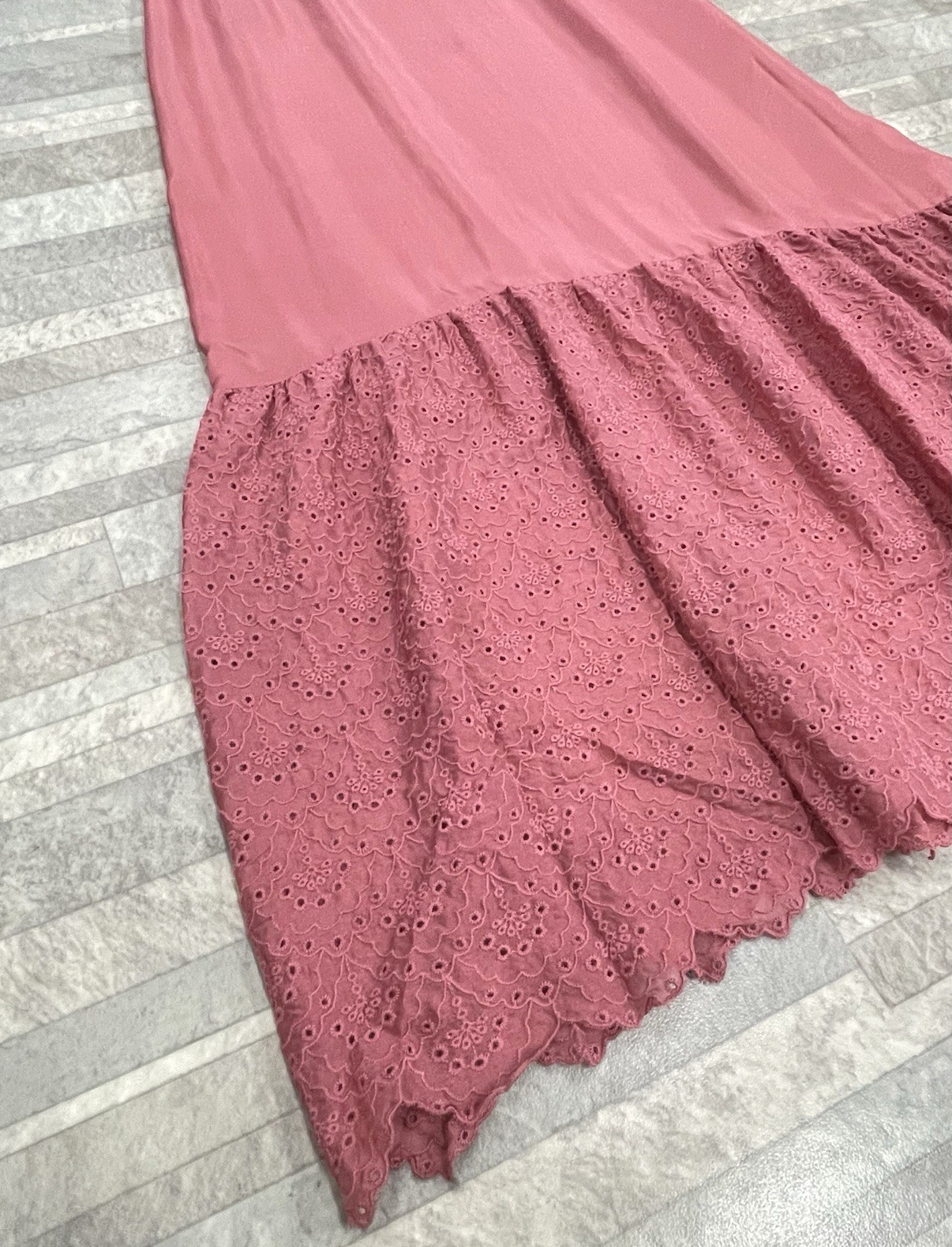 New 4Love And Liberty Johnny Was Long Embroider Silk Boho Slip In Primrose SZ:M