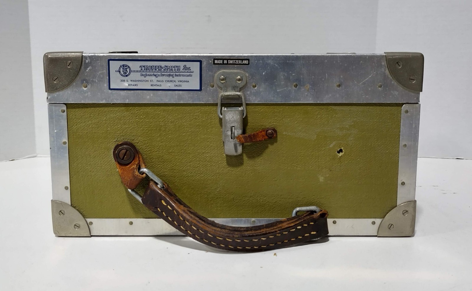 Wild Heerbrugg Switzerland Surveying Target Tribrach GZM5 w/Case Vintage 1960s