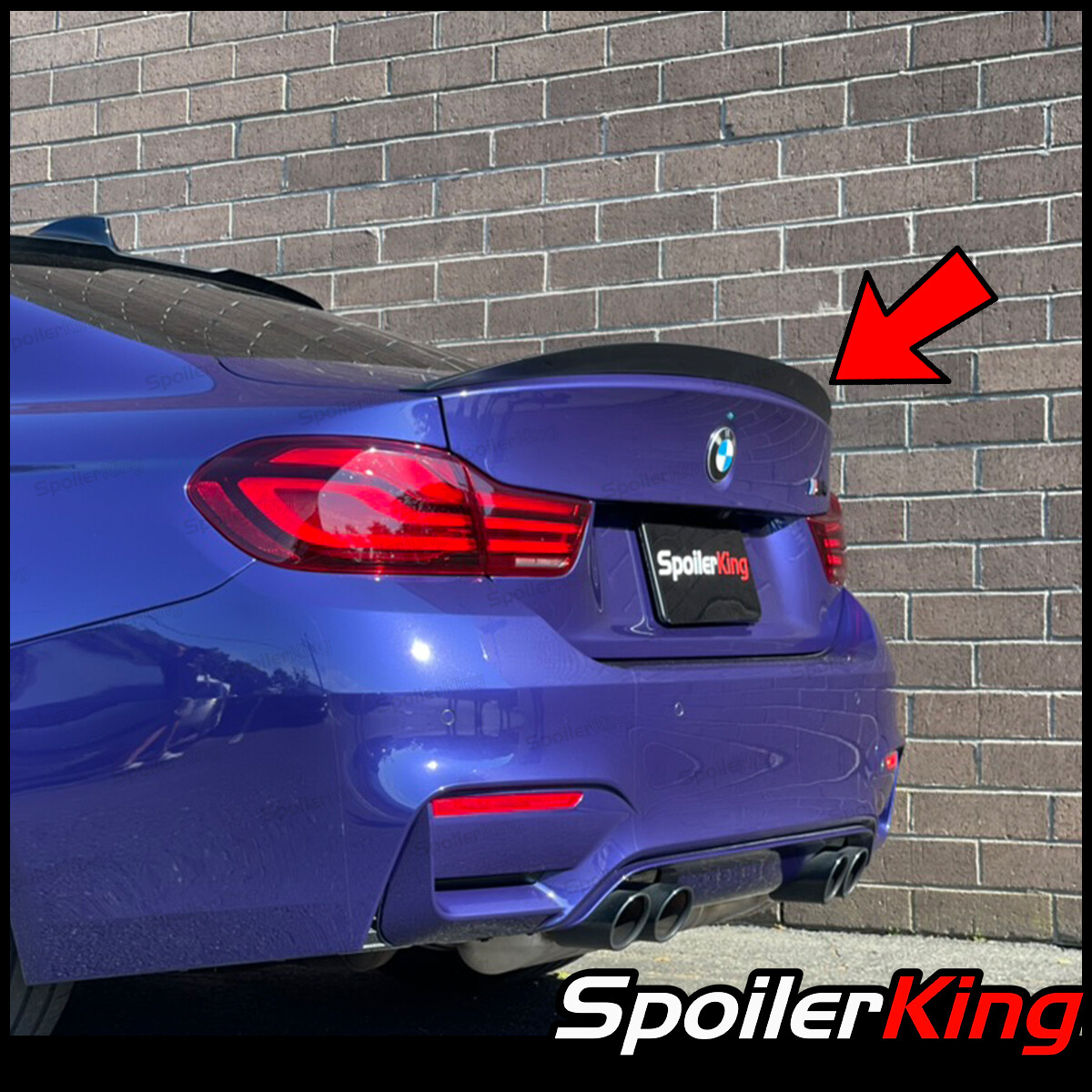 SpoilerKing 284K Universal 30"- 55" Custom Rear Polyurethane Trunk Spoiler Wing