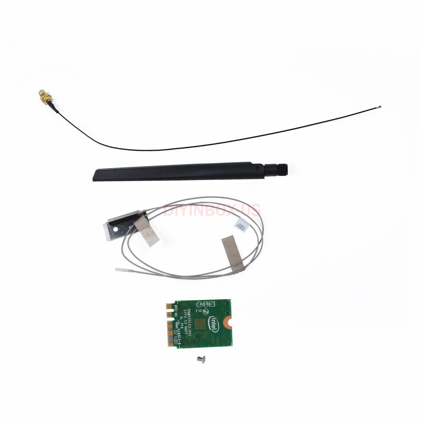 WiFi Antenna Cable + Card For DELL OptiPlex 3040 3050 3070 7040 7050 7060 7070