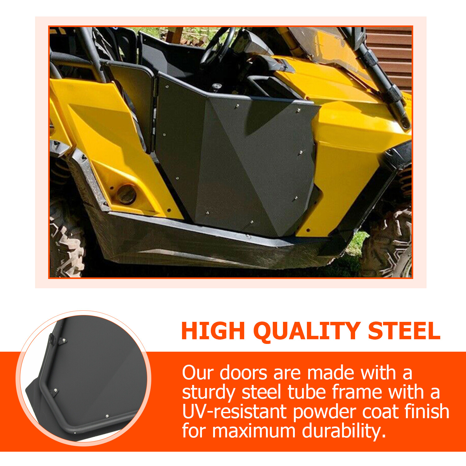 Pair Suicide Door For 2011-2020 CAN-AM Maverick / Commander 800 1000 UTV