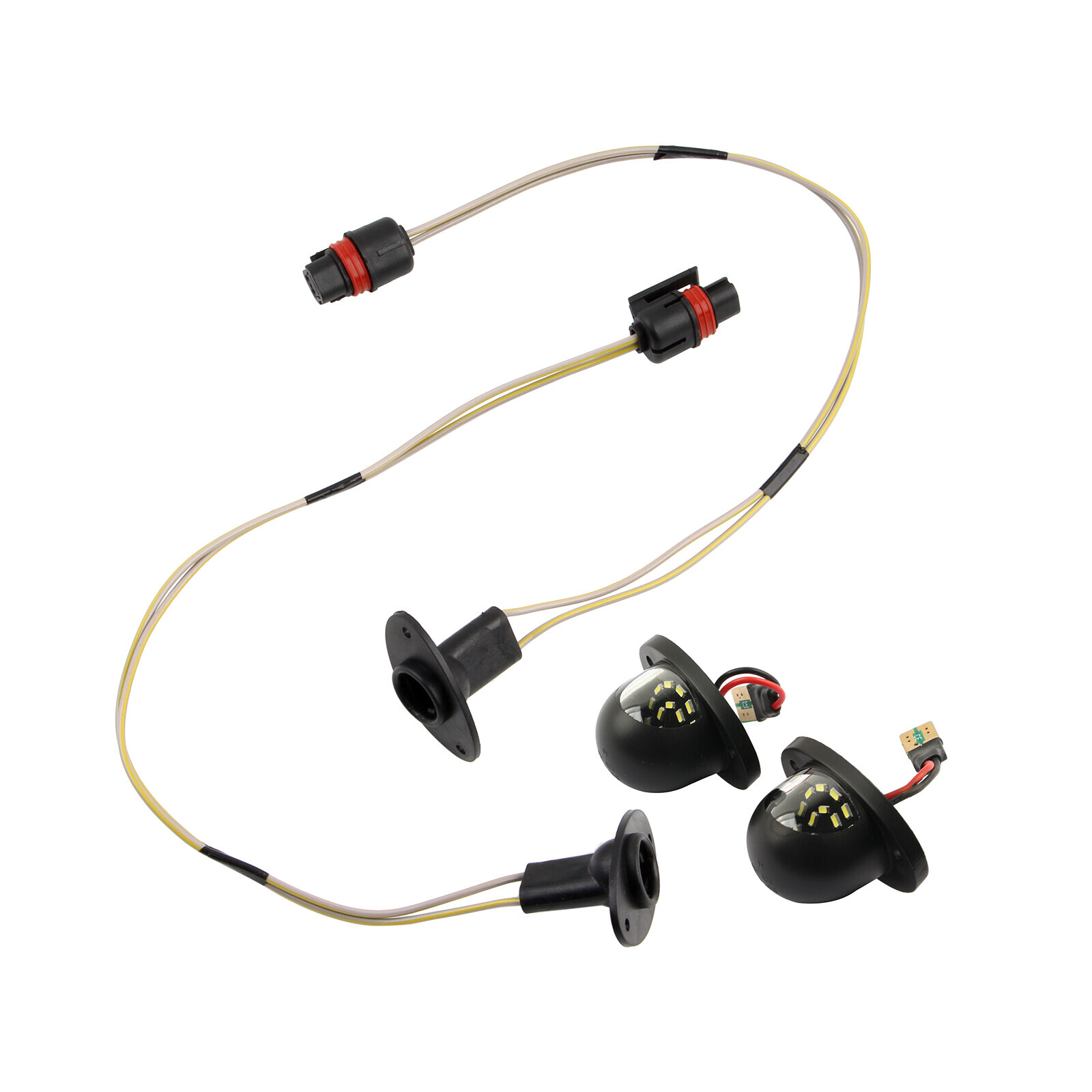 For 1994-2002 Ram 1500 2500 3500 LED License Plate Tag Light With Wire Harness