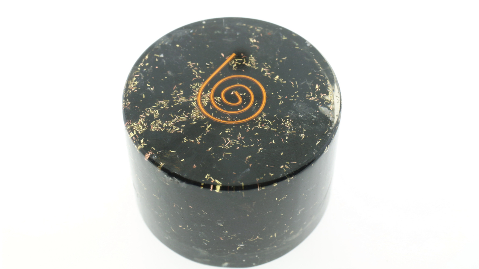 Black Tourmaline Orgone Tower Buster Energy Generator EMF Protection 1.75"