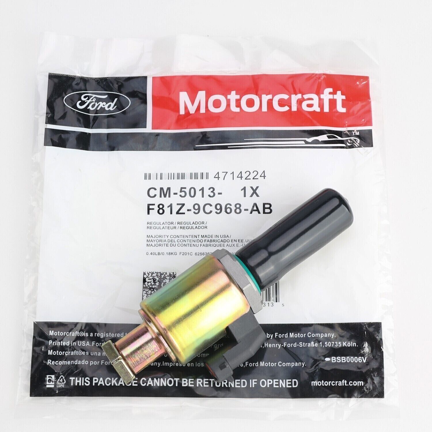 Genuine CM5013 Motorcraft 7.3L 94-03 Fuel Injection Pressure Regulator IPR Valve