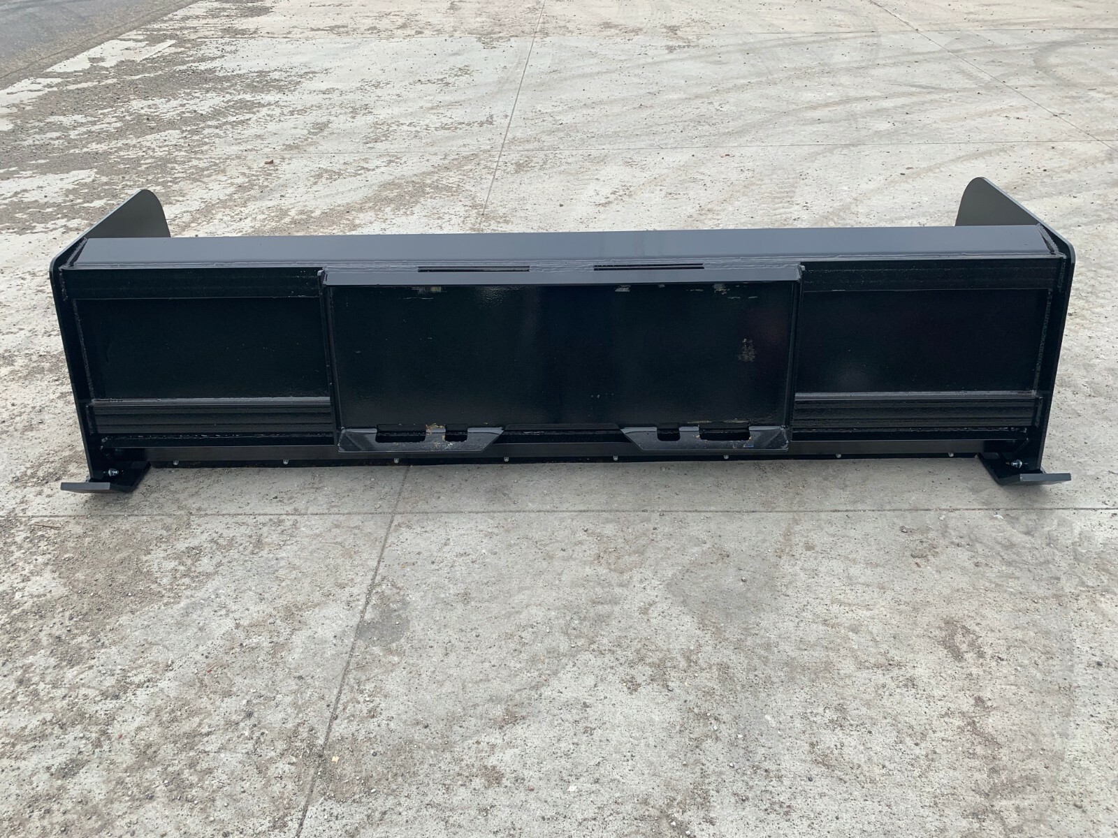 8' XP24 BLACK SNOW PUSHER - Skid Steer Loader – FREE SHIPPING