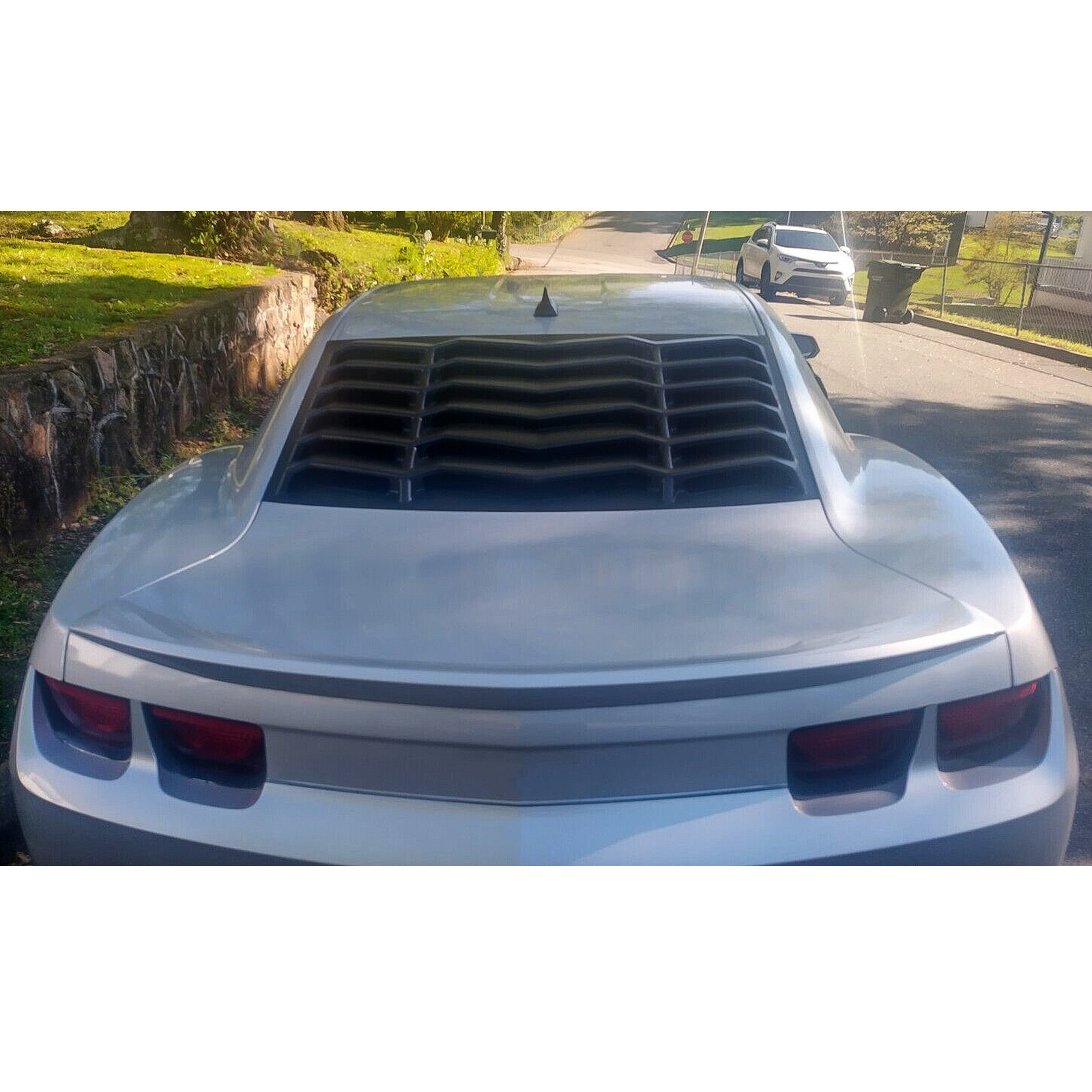 Rear & Side Window louvers Sun Shade Cover for Chevy Camaro 10-15 GT Lambo Style