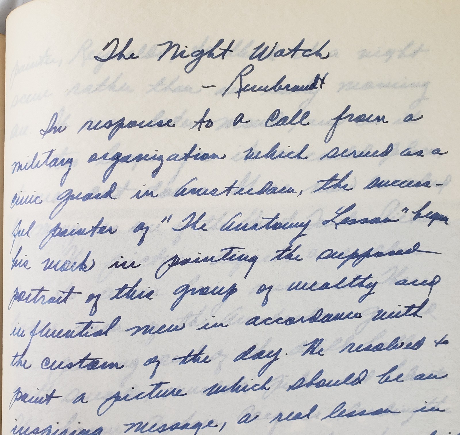 Antique Rare Manuscript Art Masters Hand Written History Commentary Illustrated