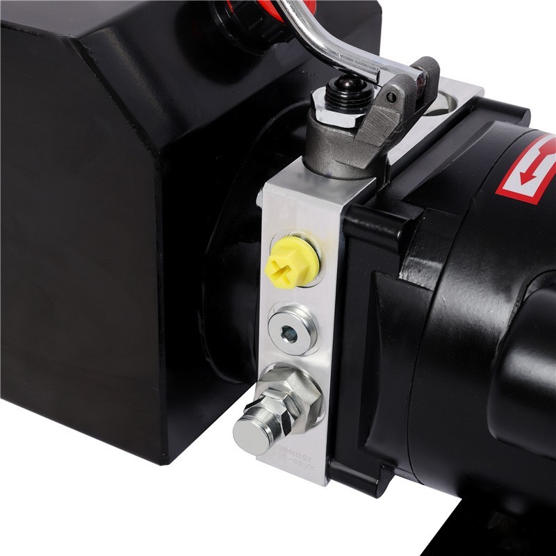 6 Quart Hydraulic Power Unit AC 110V Single Acting Dump Trailer for 2/4Post Lift