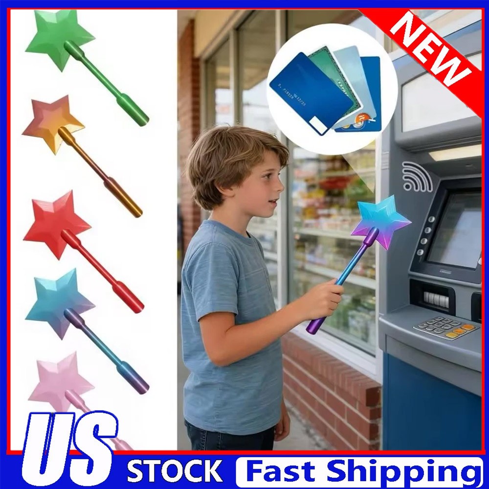 Magic Wand Tap to Pay Credit or Gift Card Holder- Multiple Colors! USA