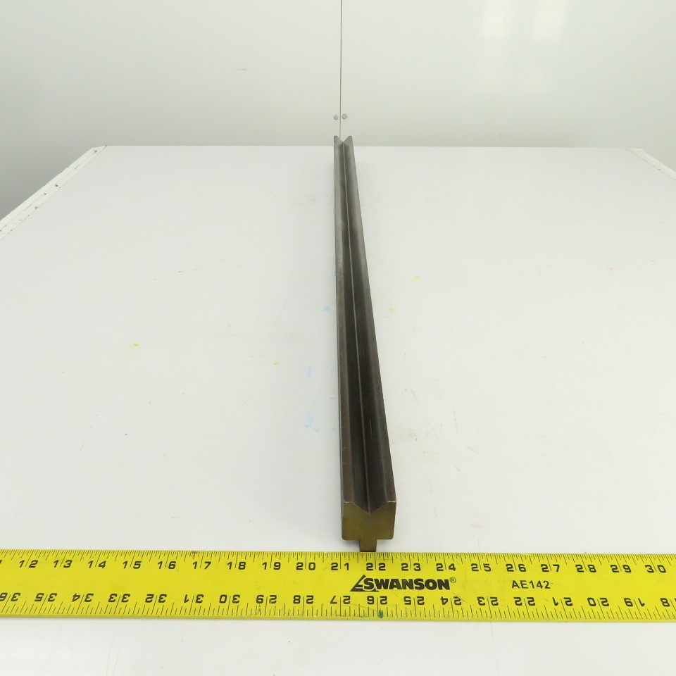 36-3/4" Press Brake Forming 90° V Angle Die Block 1/2" Tang 1-5/8"H 1-1/2" Thic