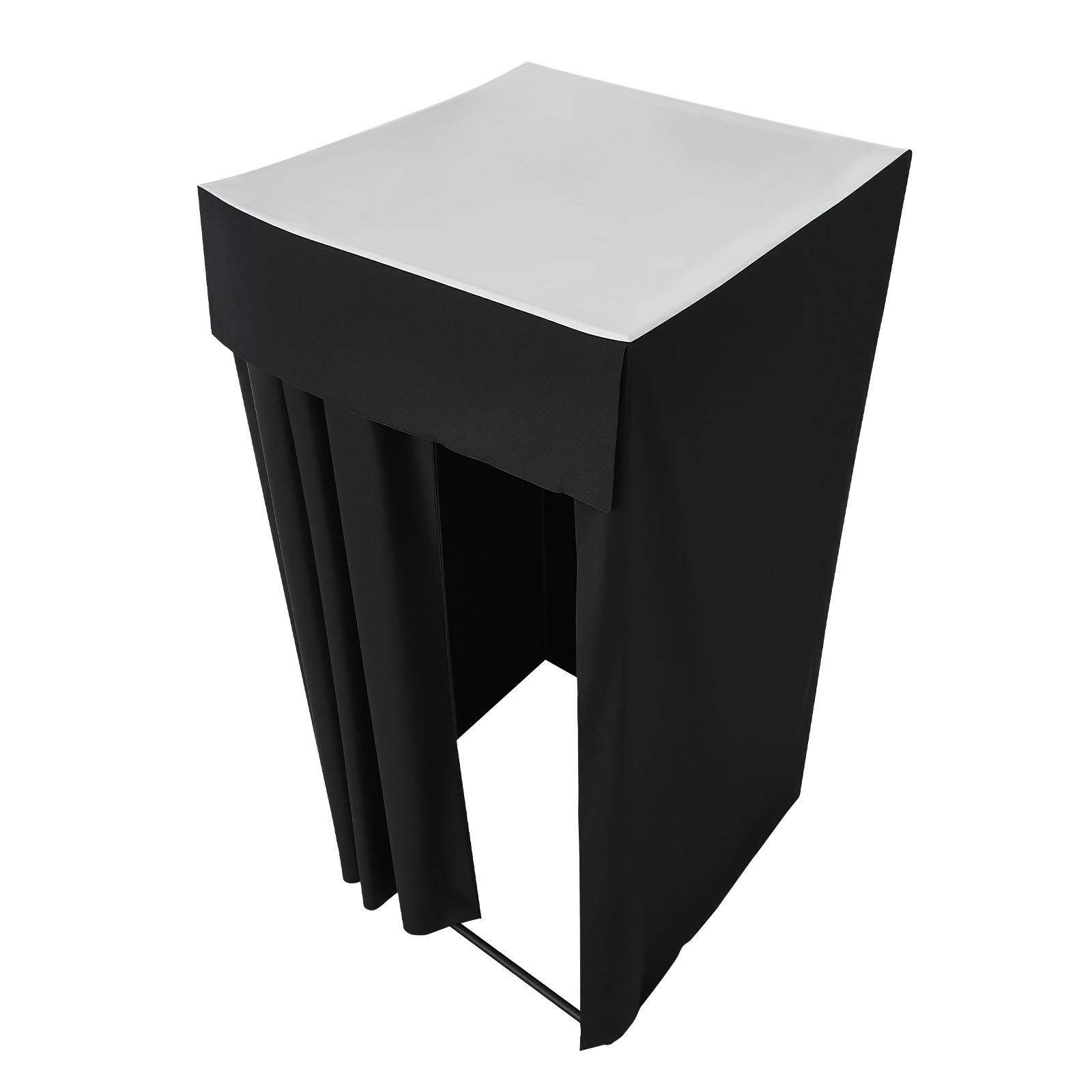 Fitting Room Portable Dressing Room 39 x 39 x 78 in Privacy Space (Black)