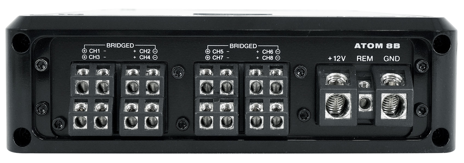 Rockville ATOM 8B 8 Channel 3500 Watt Marine/Boat Amplifier Amp w/Bluetooth