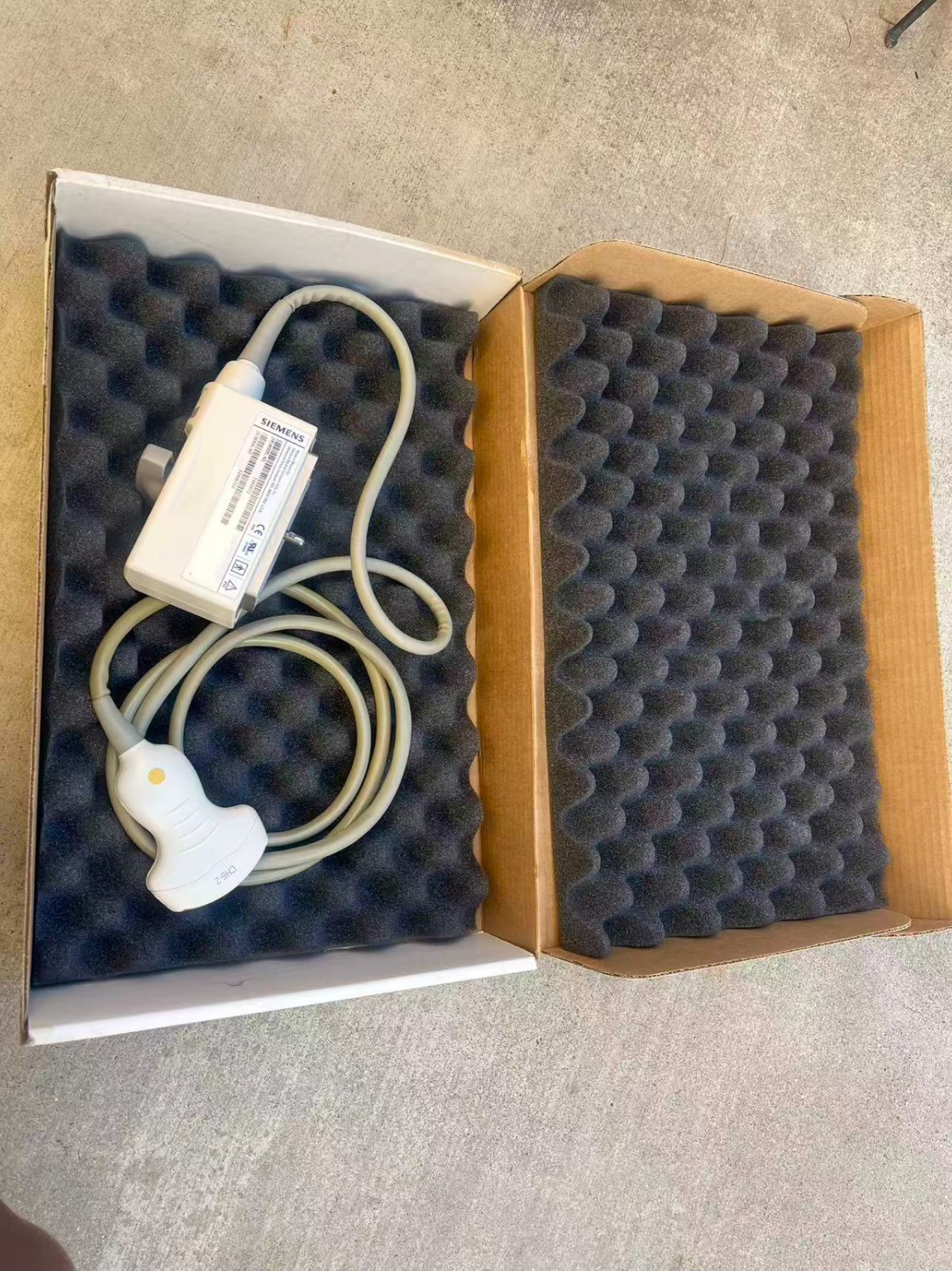 CH6-2 SIEMENS CONVEX ARRAY ULTRASOUND TRANSDUCER PROBE 7465672 With BOX