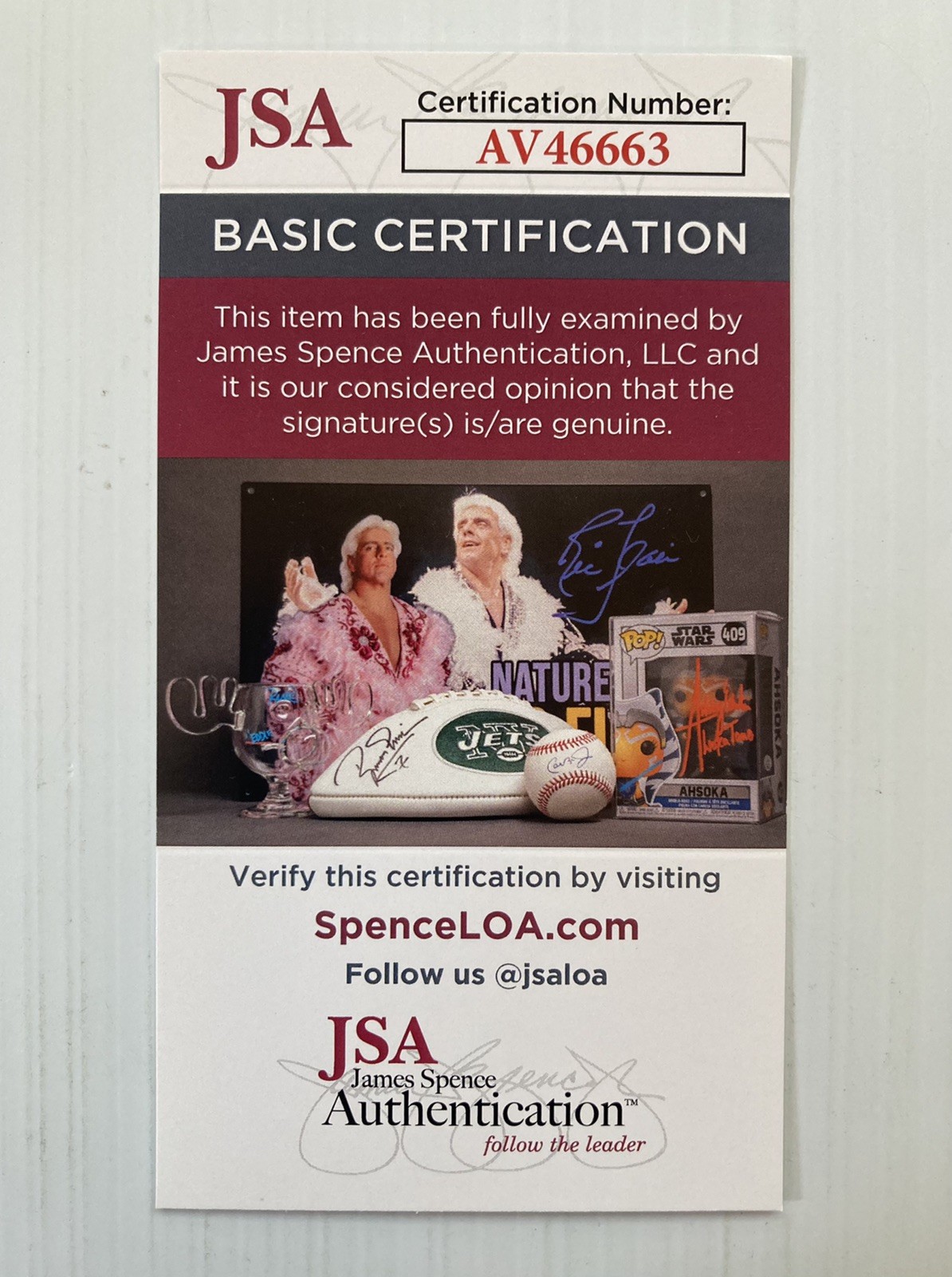 Boomer Esiason Signed Autograph Super Bowl XLVIII Mini Football - JSA - FREE S&H