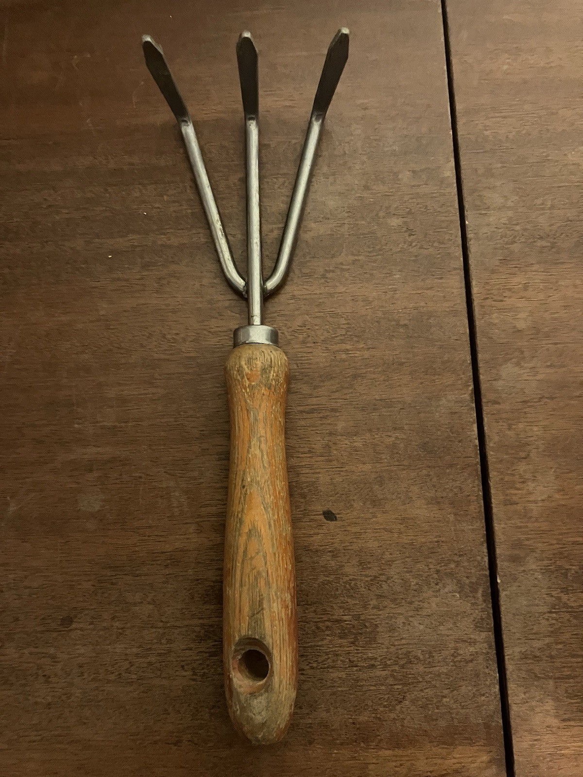 Vintage Hand Held Stainless Steel Garden Cultivator Claw