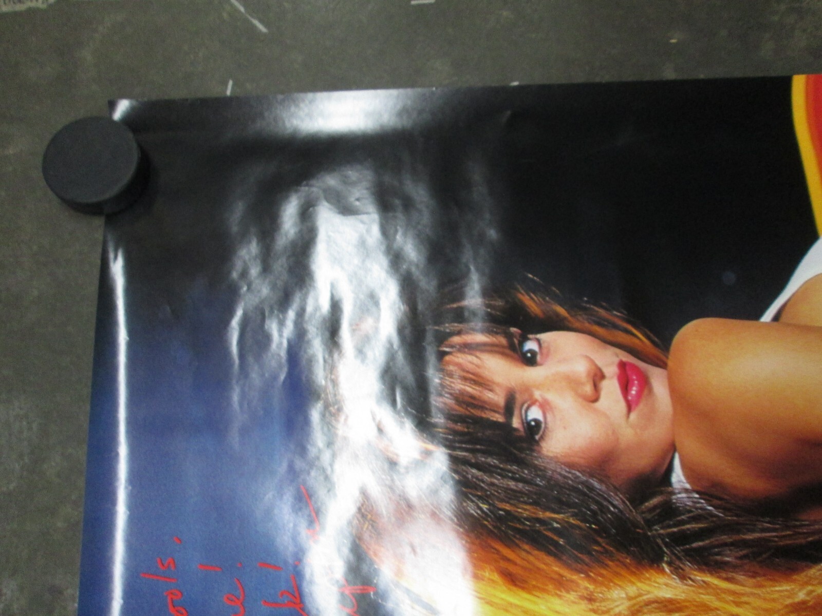 Julie Lipton shorts large door Poster hot girl tools mechanic C2429