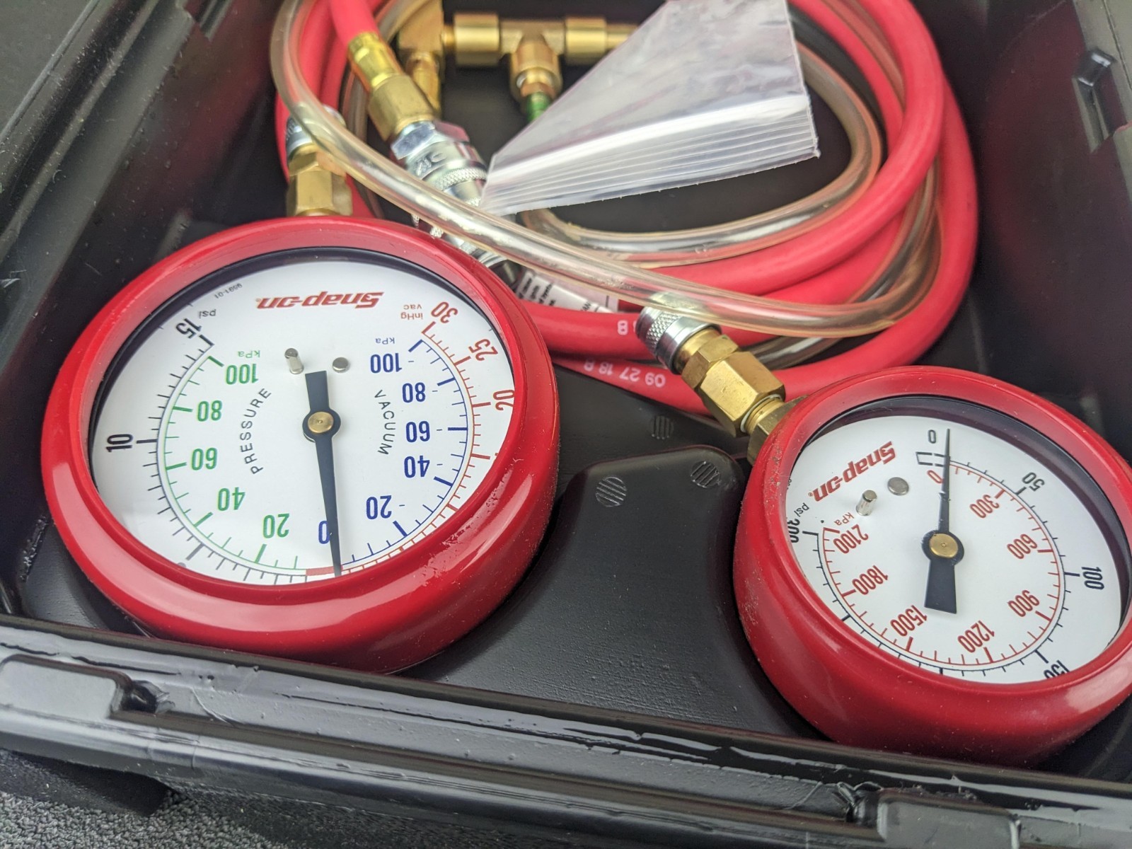 #bm557 Snap-on NEW EEDF501 Compu-check Diesel Fuel Pressure Test Set