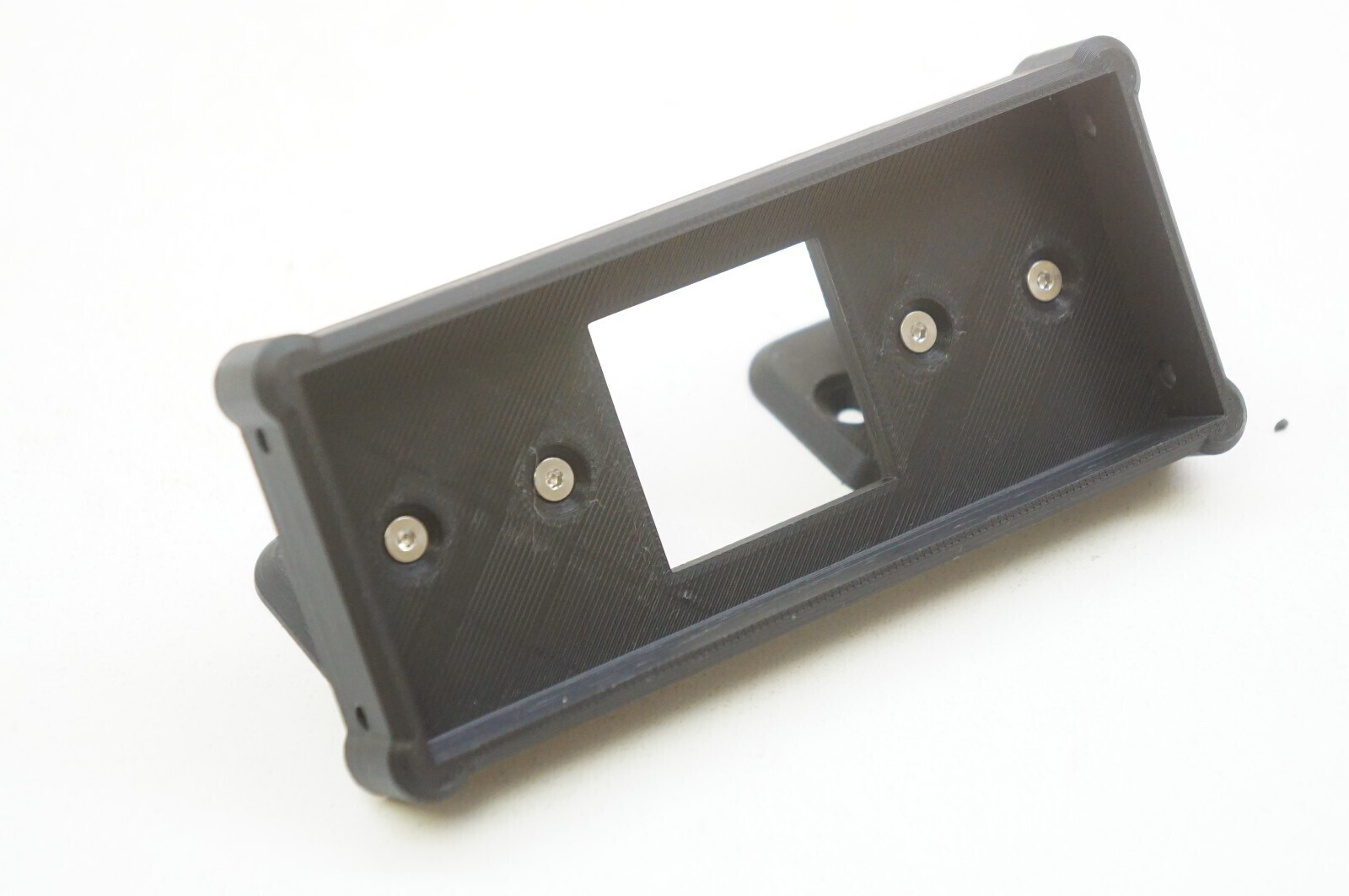 Front Head Unit Swivel Wall Mount Holder Pitch up/down for Xiegu G90 HF Radio