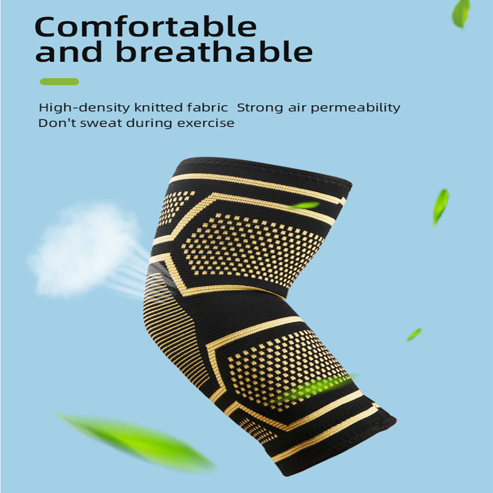 Copper Elbow Brace Compression Support Sleeve Arthritis Tendonitis Joint Pain US