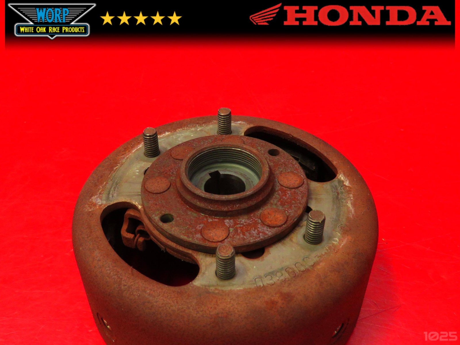 OEM 1978 HONDA ODYSSEY 250 FL250 FLYWHEEL ROTOR FLY WHEEL MAGNETO PULL START HUB