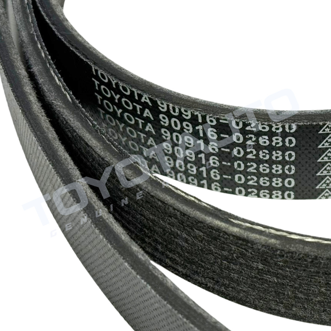 Toyota Drive Belt 90916-02680 Tundra Sequoia Land Cruiser GX460 LX570 OEM