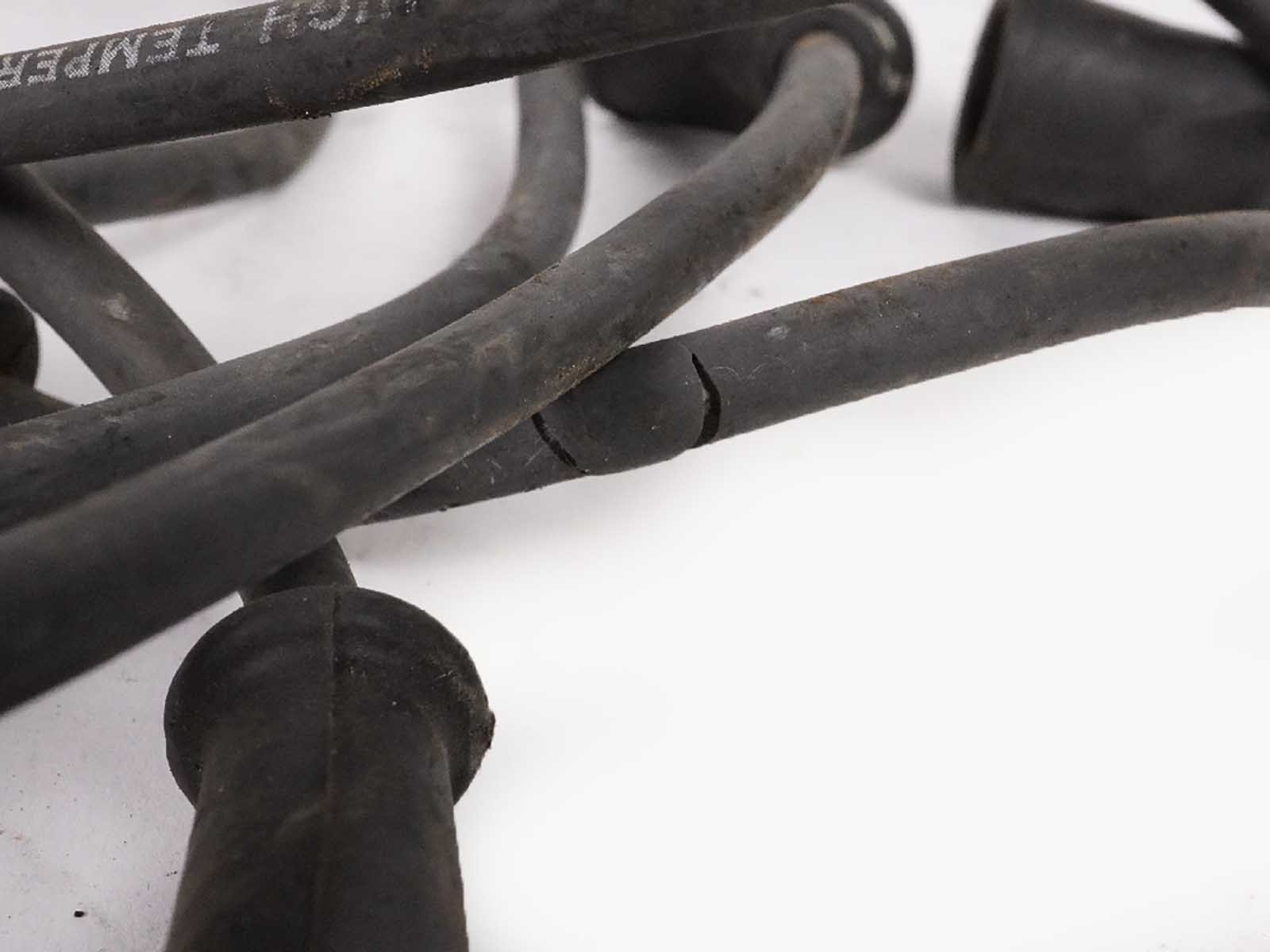 84-87 Jaguar Xjs He Spark Plug Wire Engine Compartment Electric Set Of 10 Oem