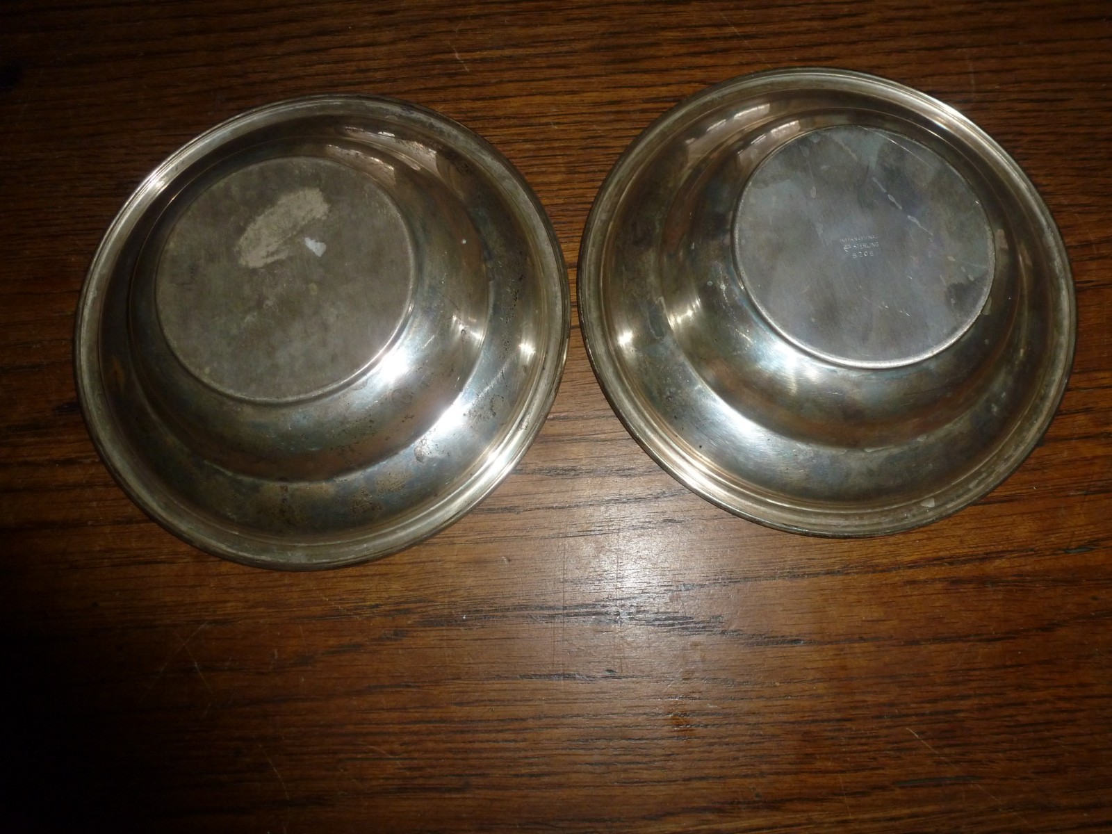 Two Antique Sterling International Vintage Bowls 6.5" 80 Grams Each