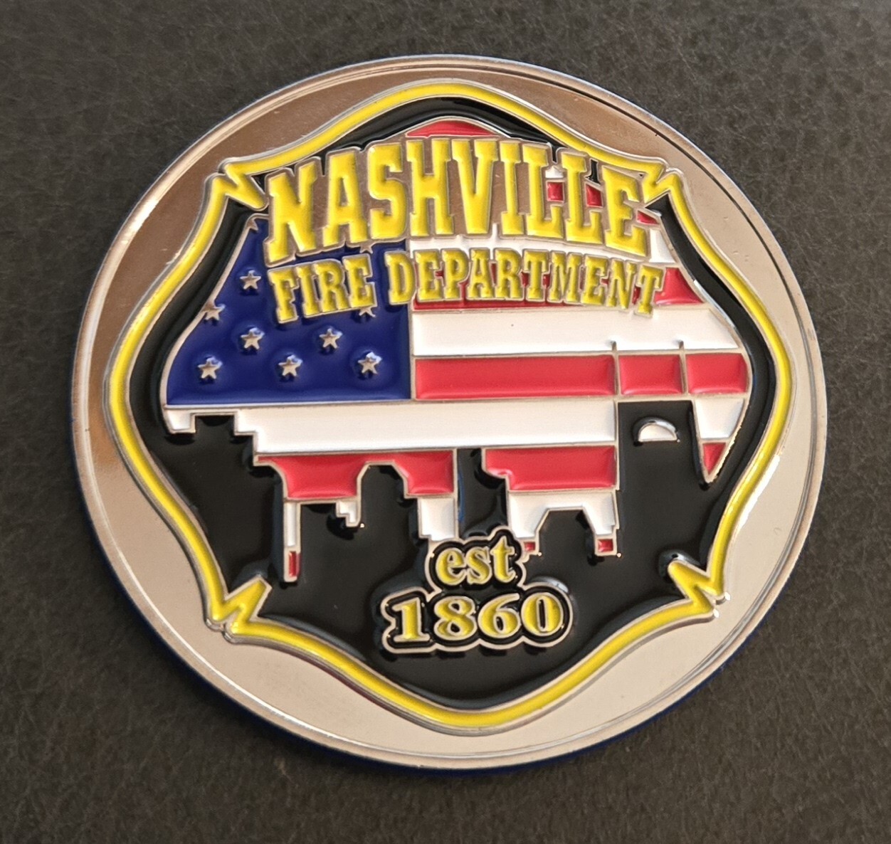 Nashville Fire Department Challenge Coin