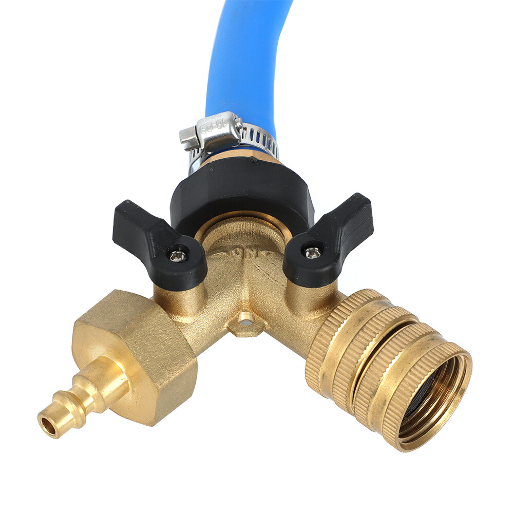 For 03-10 Ford 6.0L Oil Cooler Flush Kit W/ Aluminum Anodize Adapter VT365 VT275