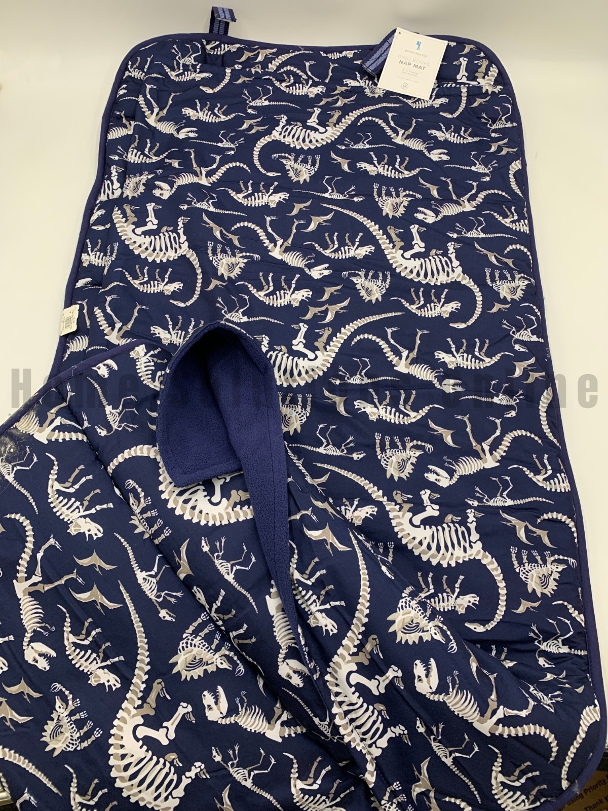 Pottery Barn Kids Mackenzie Dino Dinosaur Bones Nap Sleeping Mat 51" #1G