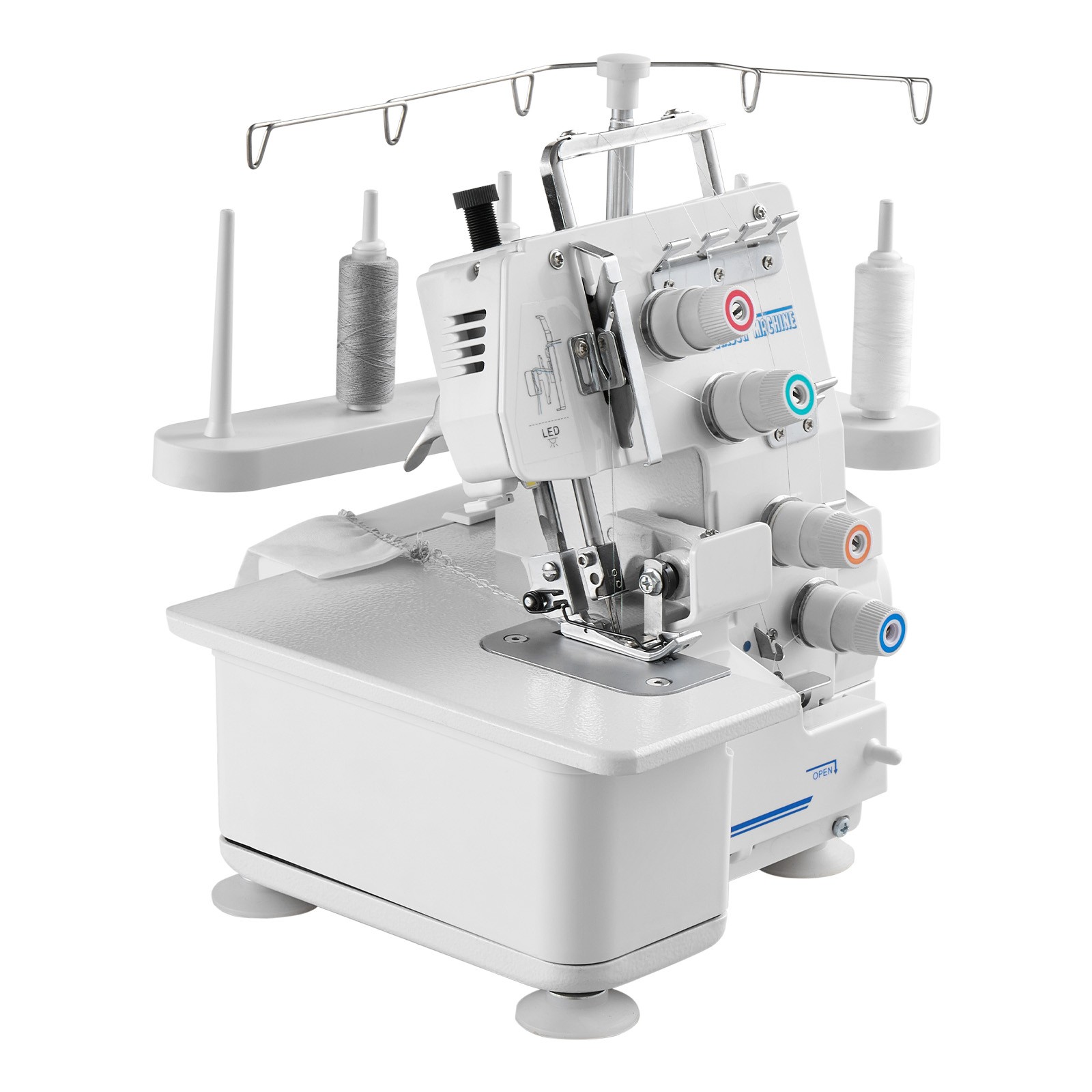 Uimoso Serger Overlock Sewing Machine with 3-4 Thread Options, 1250 SPM
