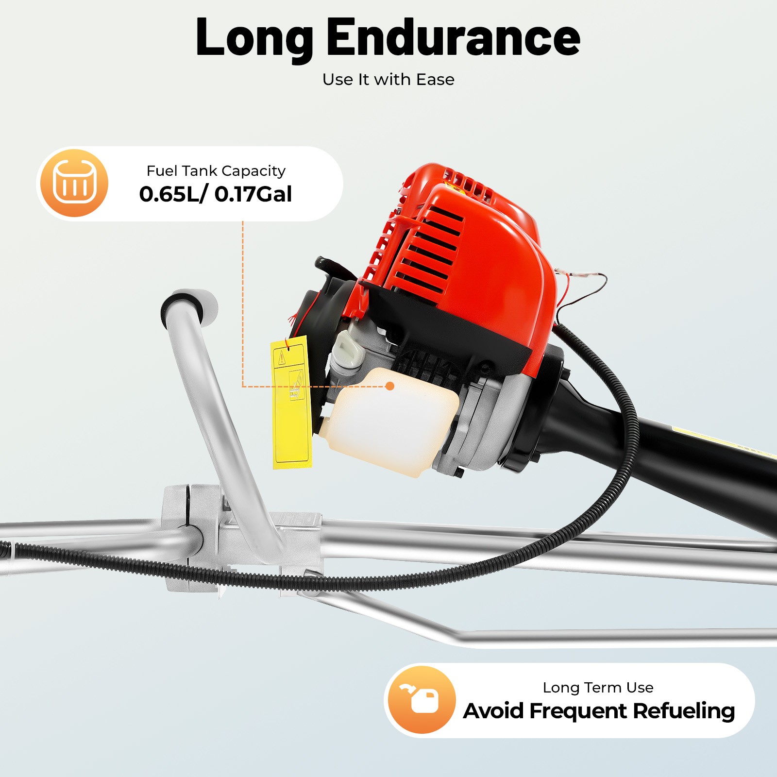 4 Stroke Gas Power Vibrating Concrete Power Screed Finishing Engine For 5m Ruler