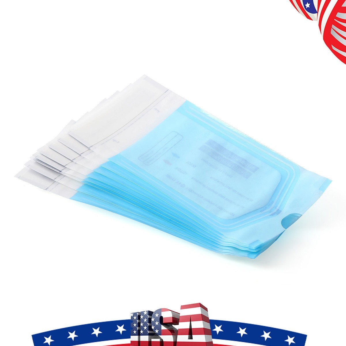 200pcs/Box Dental Self Sterilization Pouches Pouch Autoclave Sterilizer Bags