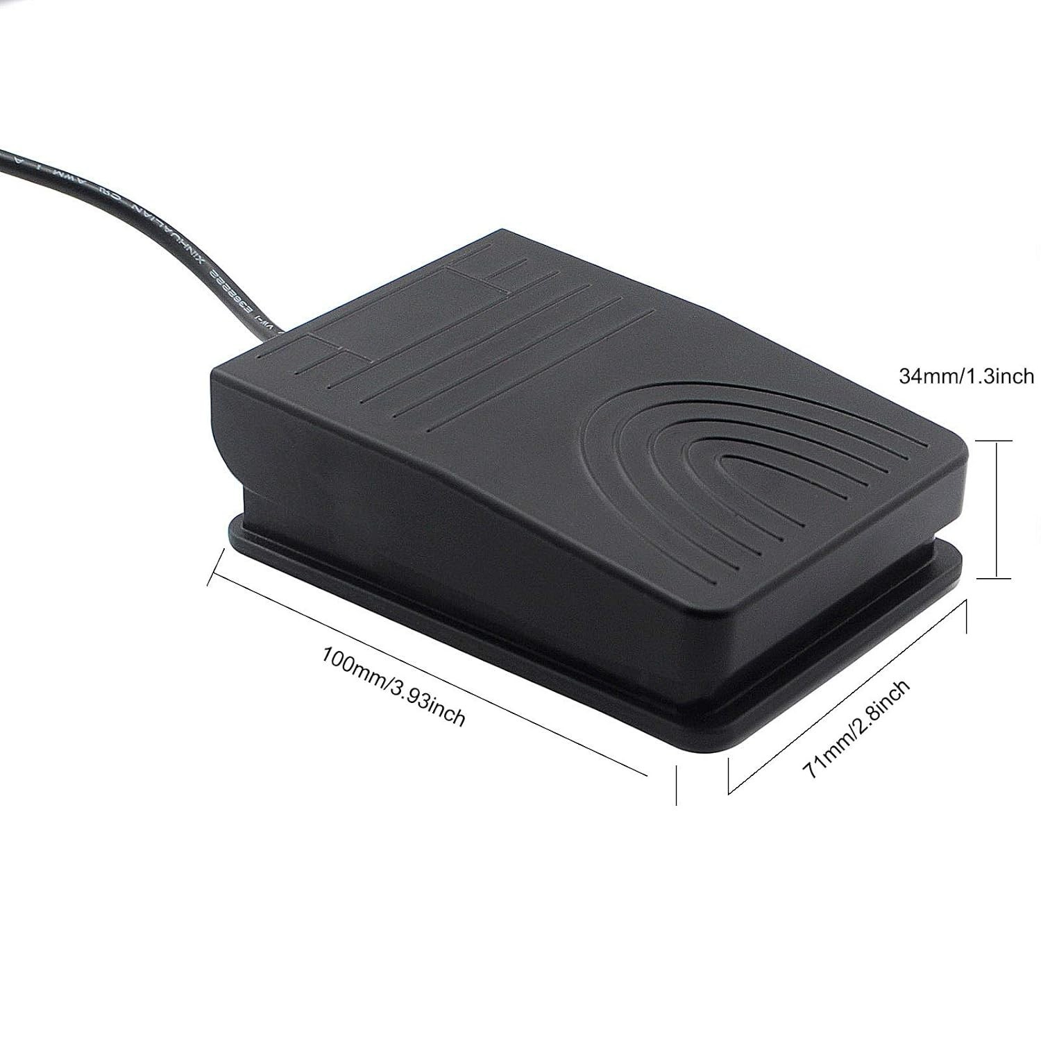 USB Foot Switch Pedal Control for PC Hands-Free Programmable Gaming Push-To-Talk
