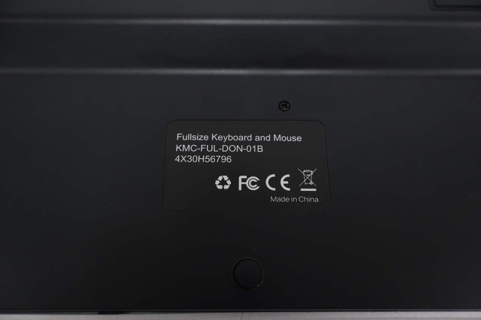 Lot of 2 Wireless Keyboard and Mouse Combo Full-Size Wireless Silver & Black