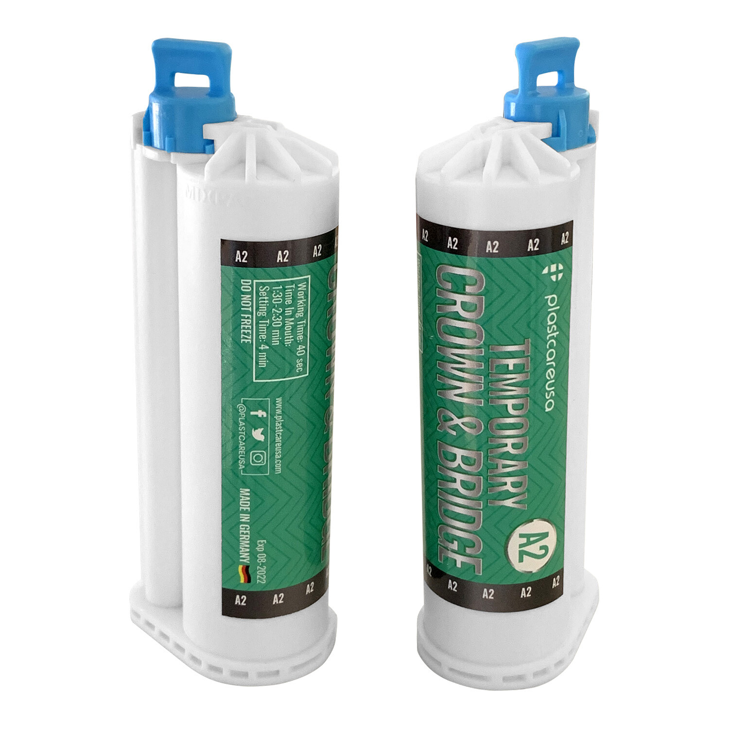 Temporary Crown Bridge Material + 10 Mixing Tips 10:1 All Shades Temp C&B 76g