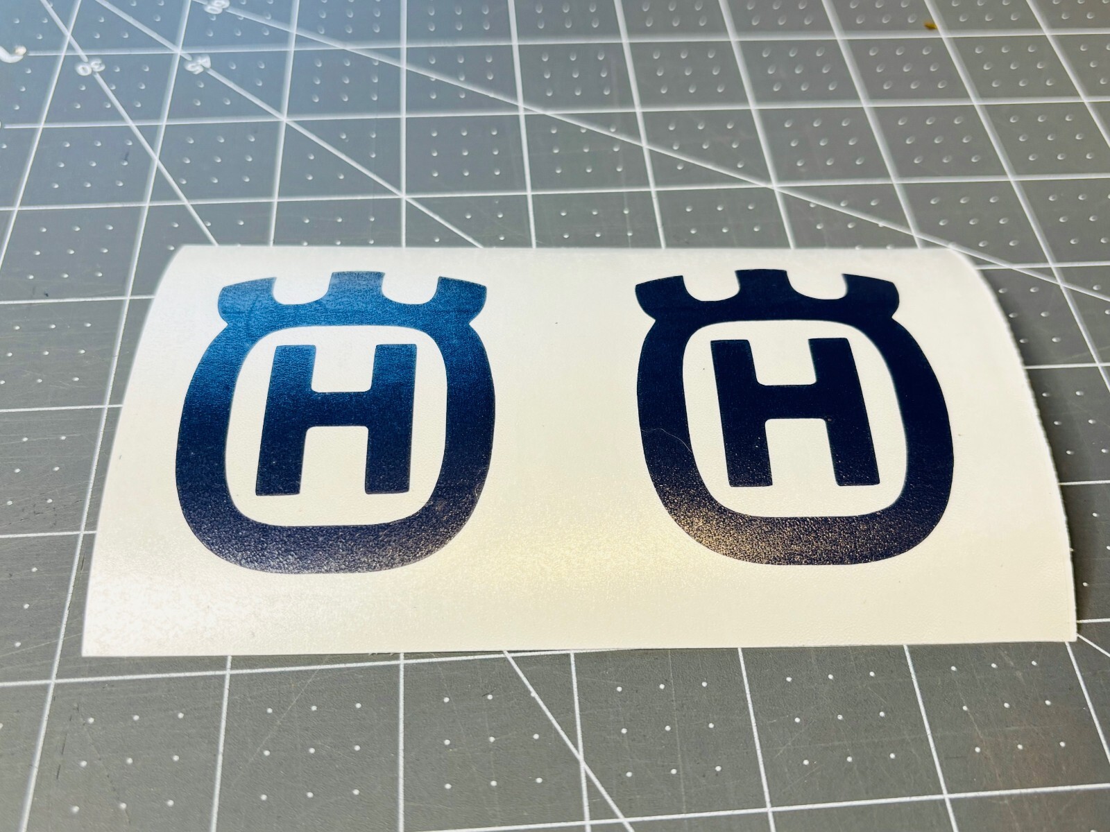 Husqvarna Vinyl Decal (NO TEXT) Many Sizes & Colors - FREE Ship Buy 2 Get 1 FREE