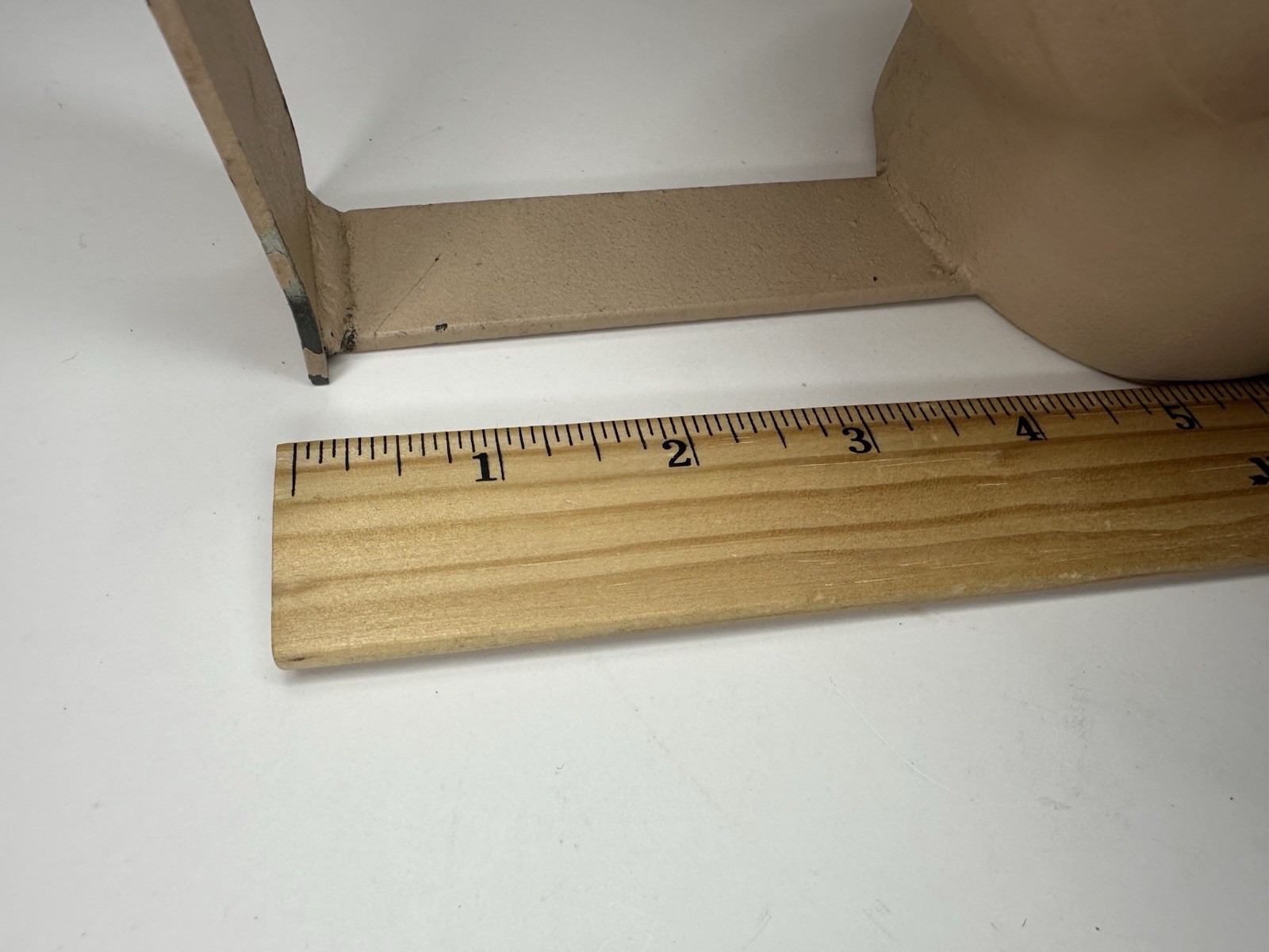 Mannequin Head Male Hard Plastic Metal Bracket Vintage Store Display