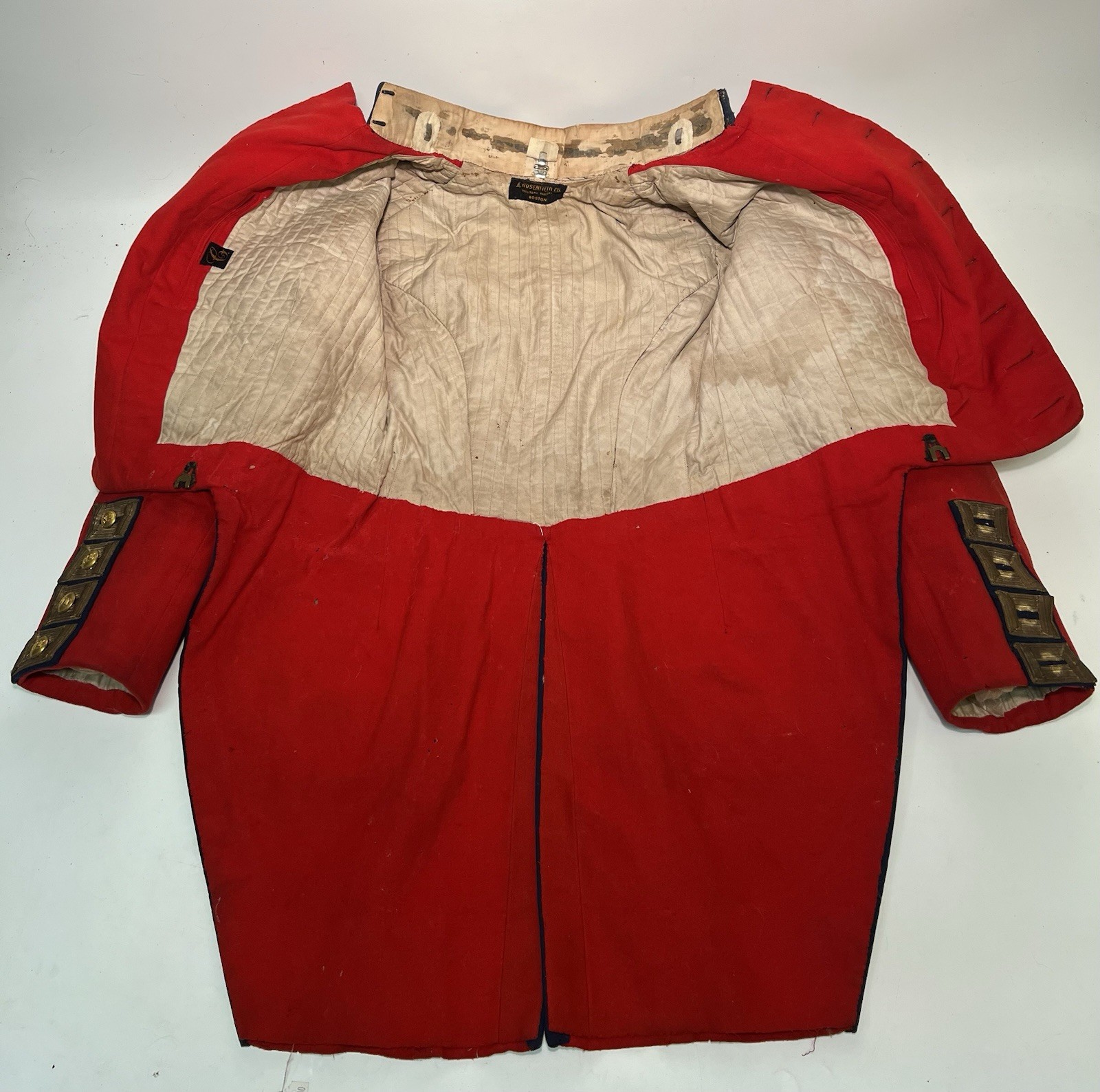 ORIGINAL NAMED Indian Wars Boston Militia National Lancers Unform Tunic Pants