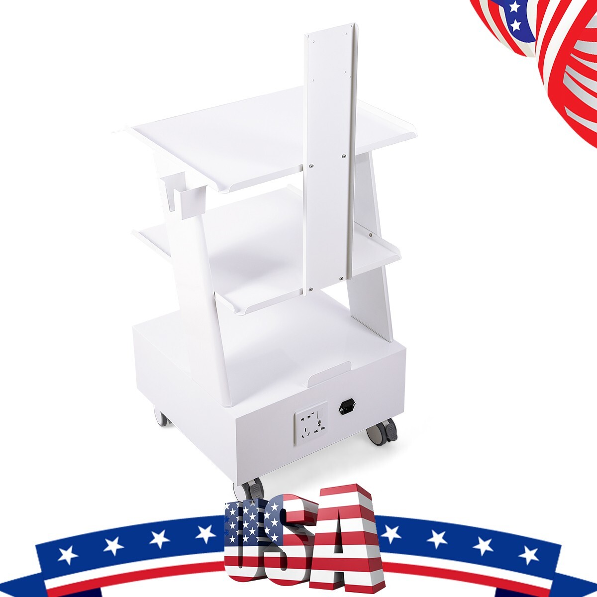 Dental Multi-Function Trolley Cart For Dental Oral scanner/Endodontic Cart