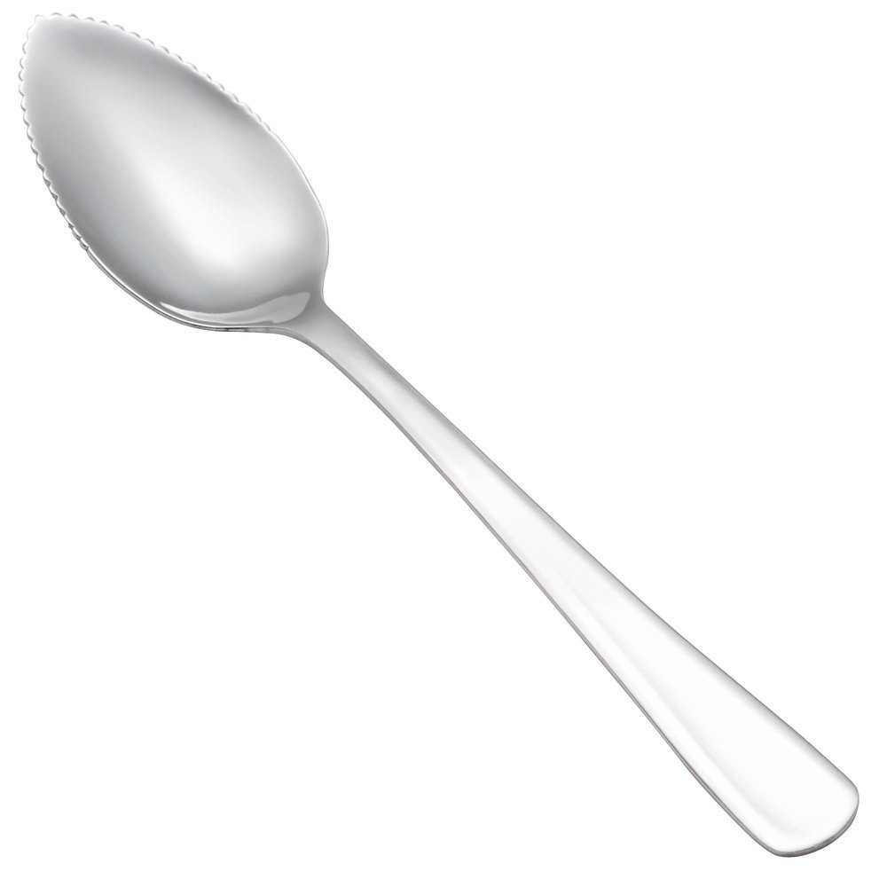 6 GRAPEFRUIT SPOONS WINDSOR HEAVY WEIGHT 18/0 S/S FREE SHIPPING