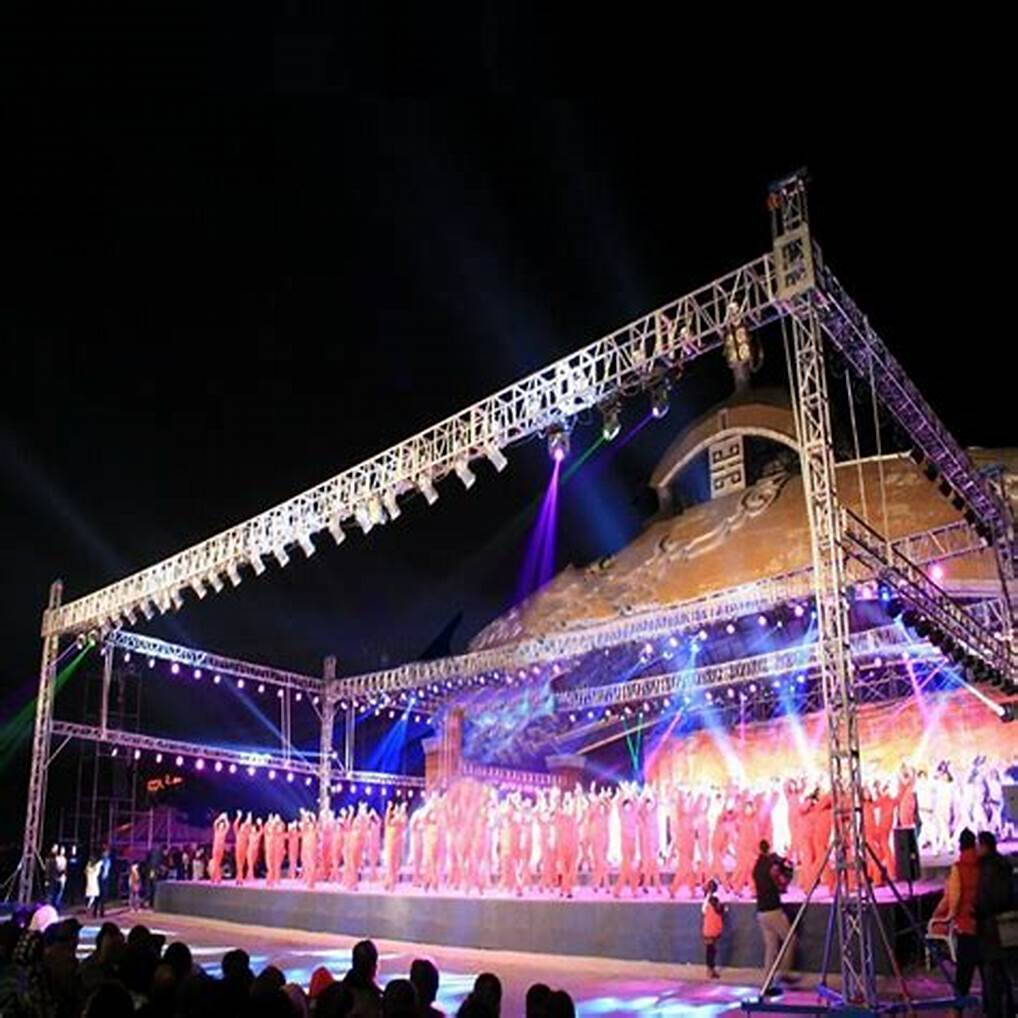 3X Silver Truss Wedding Arch Canopy Backdrop Stands Kit DJ Lighting Stage System