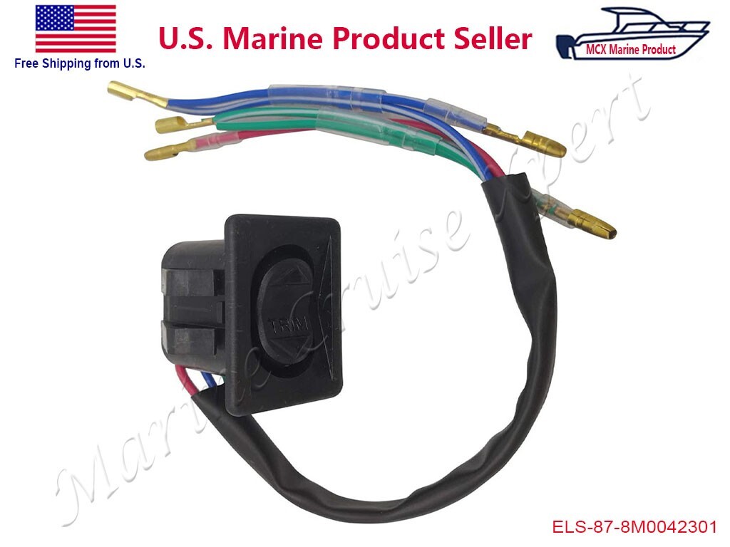 Mercury Marine Power Trim Tilt Switch 87-8M0042301 40HP-200HP Outboard