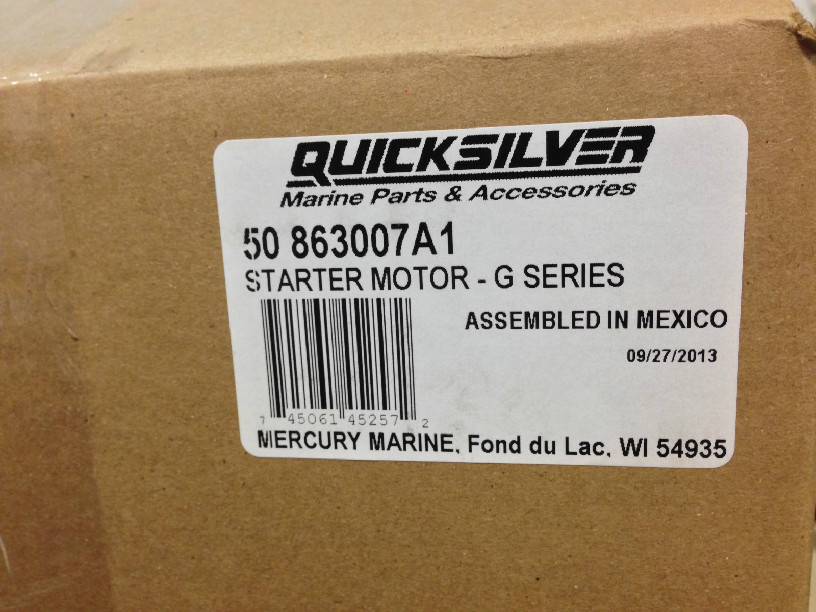 OEM MerCruiser Marine Starter 454 496 305 350 Mag 383 4.3 MPI V6 V8 50-863007a1