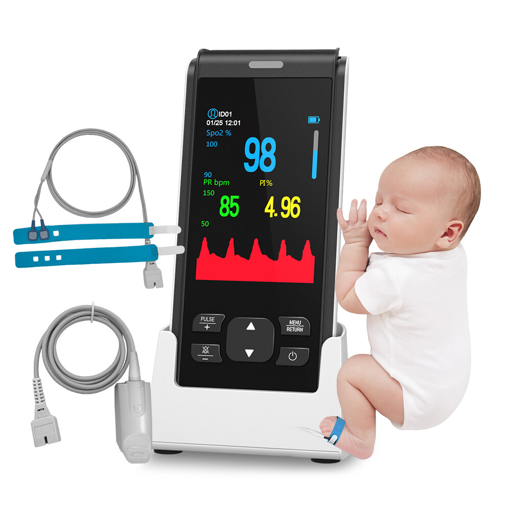Handheld Pulse Oximeter Fingertip Blood Oxygen Monitor SpO2 Heart Rate Oximeters
