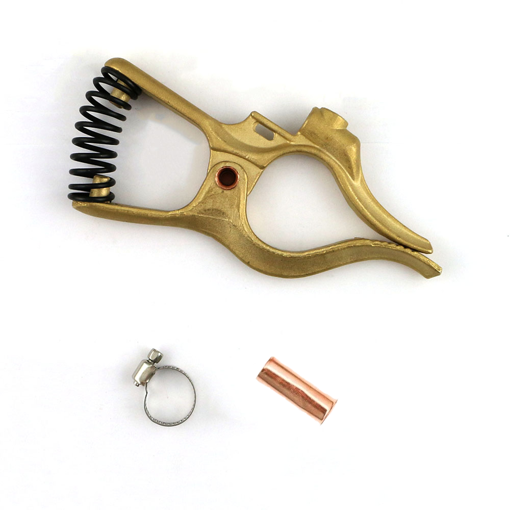 WeldingCity® 300A Arc Welding Tweco-type Crocodile Ground Clamp Brass US Seller