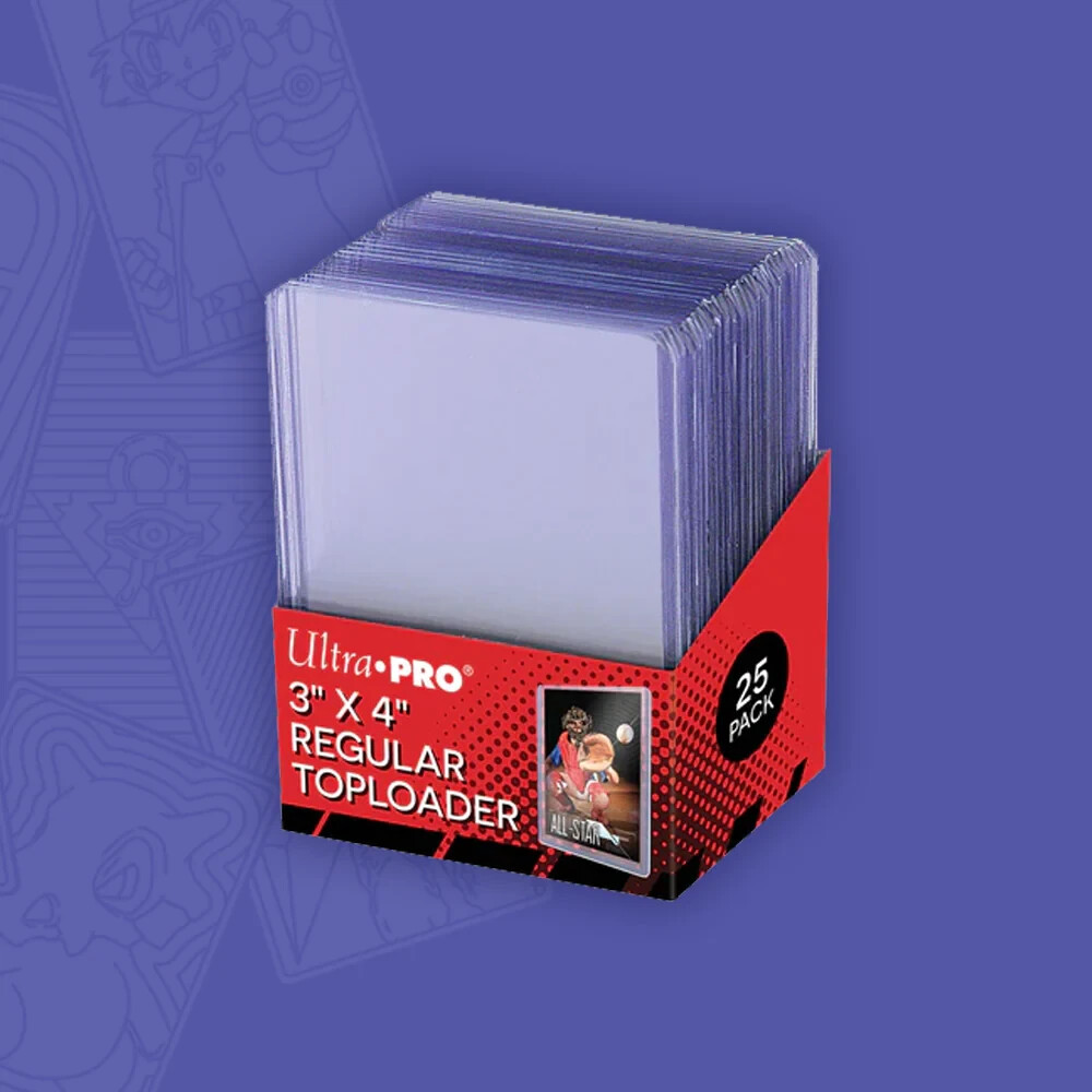 Ultra Pro Top Loaders Regular 35pt 3x4 Toploaders 25, 50, 100, 200, 500, 1000